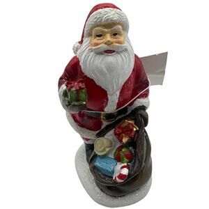 Santa Clause with sack of presants. Brand new Hobby Lobby Christmas figurine NWT